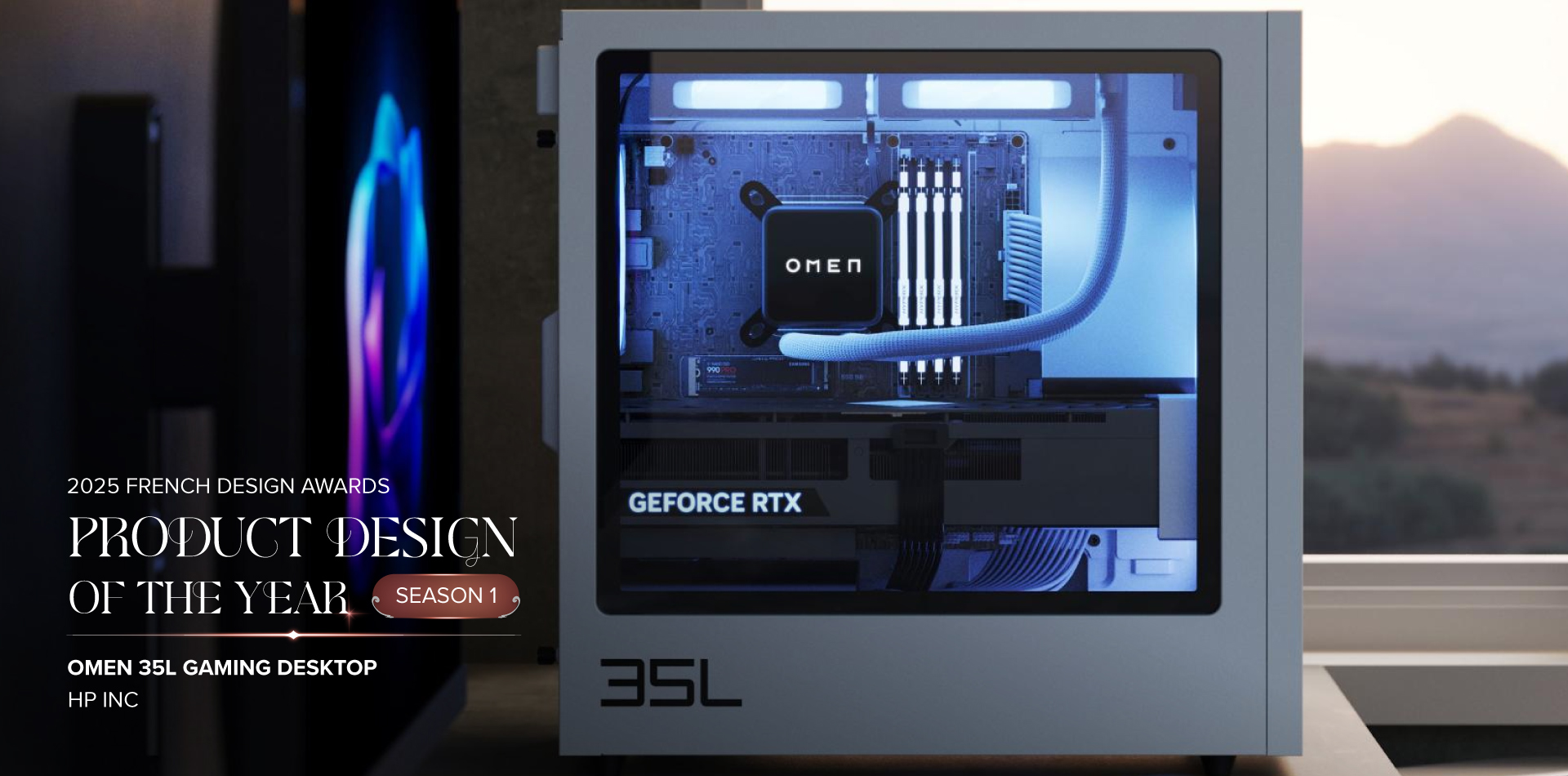 2025 Season 1 Product Design of the Year - OMEN 35L Gaming Desktop by HP Inc
