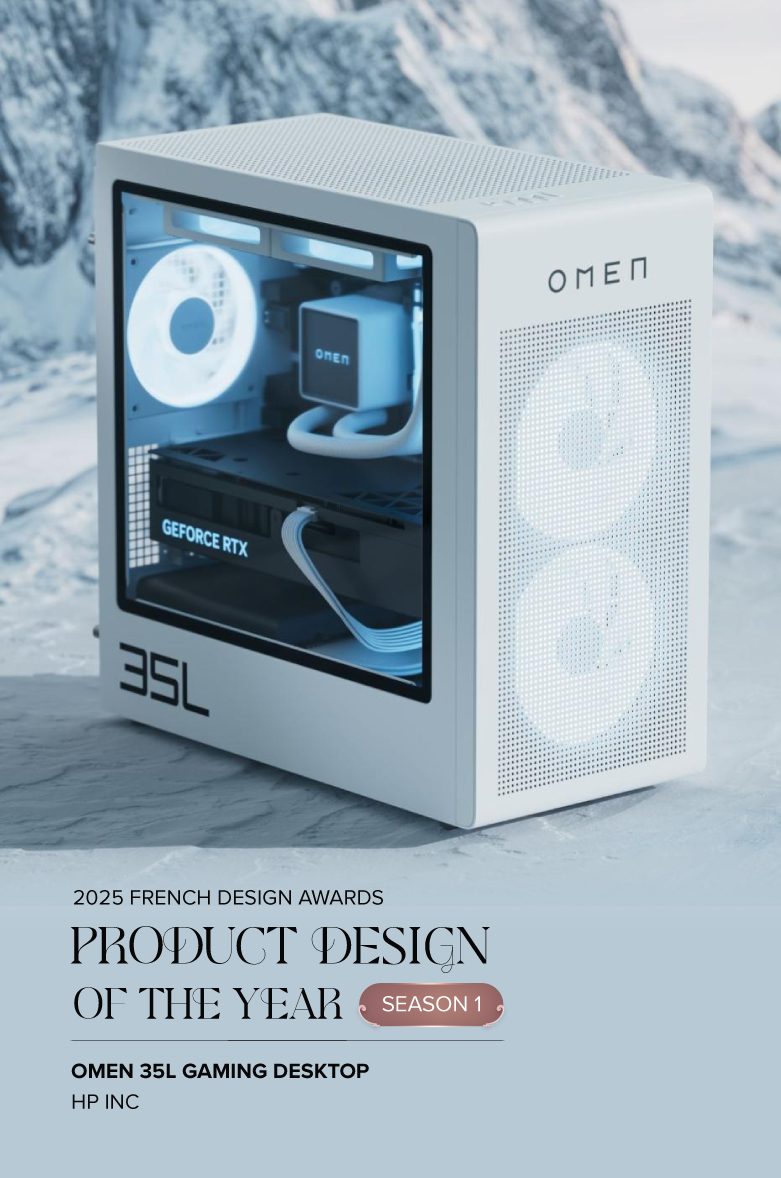 2025 Season 1 Product Design of the Year - OMEN 35L Gaming Desktop by HP Inc