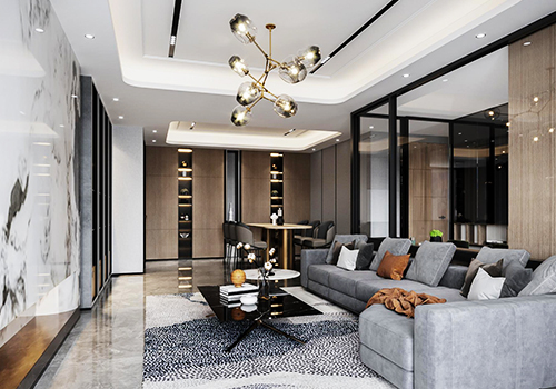 French Design Awards Winner -  A modern low-key luxe look by Jian Xin Interior Design