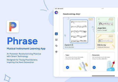 French Design Awards - Phrase: AI-powered Musical Instrument Learning App
