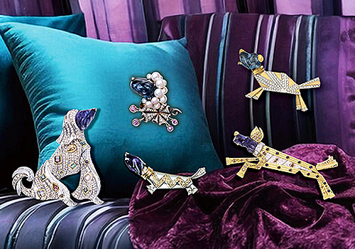 French Design Awards - Uptown Funky Dog Brooch Collection