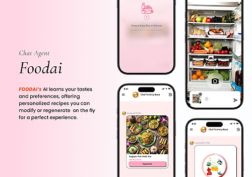 French Design Awards Winner - FOODAI: Your Personalized AI Cooking Assistant by Mengmeng Chen, Xuefei Wang