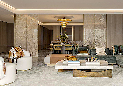 French Design Awards Winner - Eternal Land Model Room by YU STUDIO