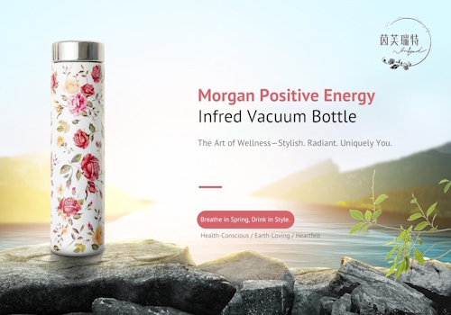French Design Awards Winner - Morgan Positive Energy Infred Vacuum Bottle by Morgan Positive Energy 