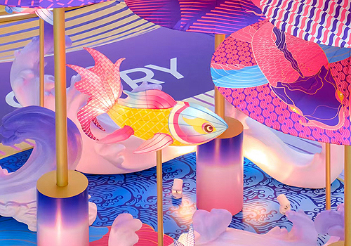 French Design Awards Winning Entry- DANCING IN PURPLE GLORY