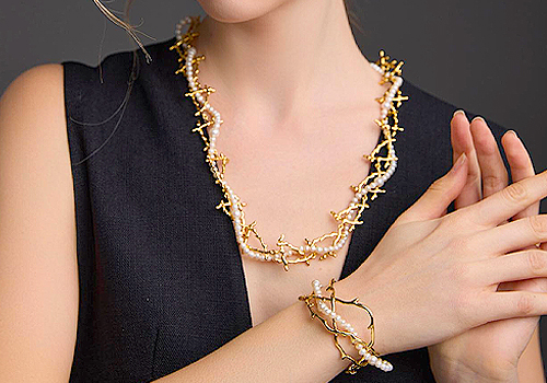 French Design Awards Winner - Thistles and Thorns Necklace by Lights on U