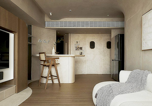 French Design Awards Winner - The A330 Beneath the Evening Clouds by RZ Interior Design