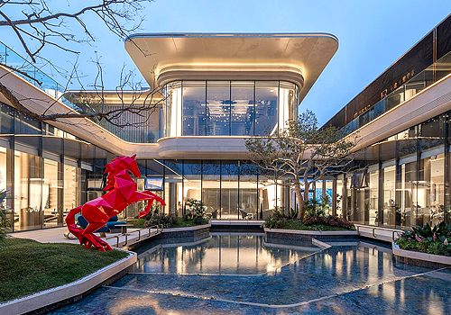 French Design Awards - Yangzhou Shili Huazhang Sales Office: A Grand Scroll of Life