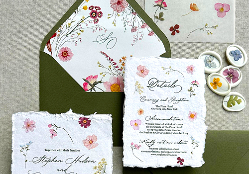 French Design Awards - Wedding Invitation Suite