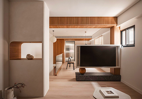 French Design Awards Winner - Light Dwells in Wood by Zhu Yun Interior Designer
