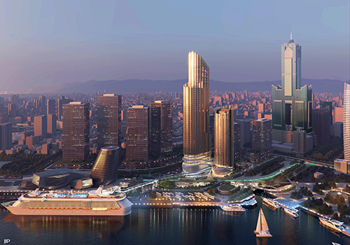 French Design Awards Winner - Joint Development Project at Y15 Station by Mass Rapid Transit Bureau, Kaohsiung City Government